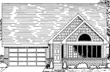 4-Bedroom, 2825 Sq Ft Cottage Home Plan - 146-2256 - Main Exterior