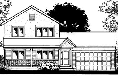 3-Bedroom, 1458 Sq Ft Farmhouse House Plan - 146-2272 - Front Exterior