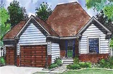 3-Bedroom, 1488 Sq Ft Small House Plans House Plan - 146-2306 - Front Exterior