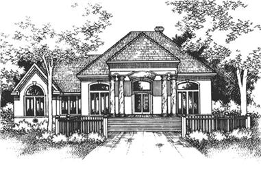 4-Bedroom, 2074 Sq Ft Florida Style House Plan - 146-2311 - Front Exterior