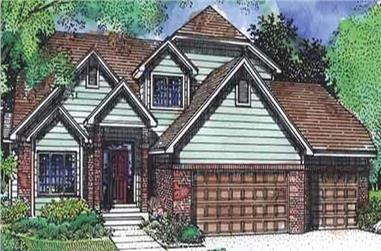 3-Bedroom, 2406 Sq Ft Traditional House Plan - 146-2333 - Front Exterior