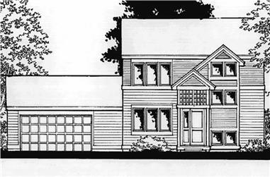 2-Bedroom, 1424 Sq Ft Small House Plans House Plan - 146-2373 - Front Exterior