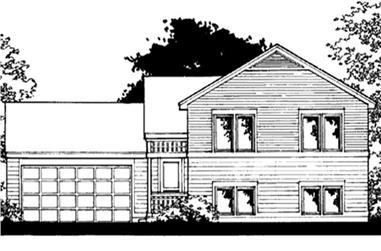 3-Bedroom, 1173 Sq Ft Ranch House Plan - 146-2374 - Front Exterior