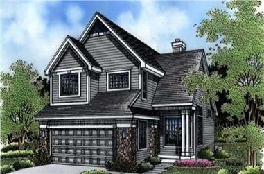 3-Bedroom, 2060 Sq Ft Country House Plan - 146-2538 - Front Exterior