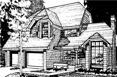 3-Bedroom, 3126 Sq Ft Country House Plan - 146-2573 - Front Exterior