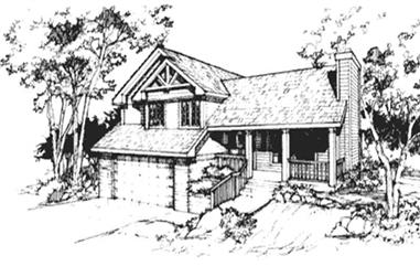 3-Bedroom, 1847 Sq Ft Country House Plan - 146-2634 - Front Exterior