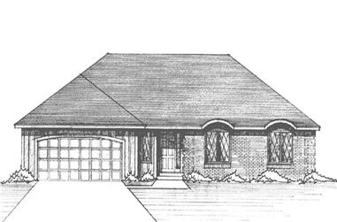 2-Bedroom, 1778 Sq Ft European House Plan - 146-2648 - Front Exterior