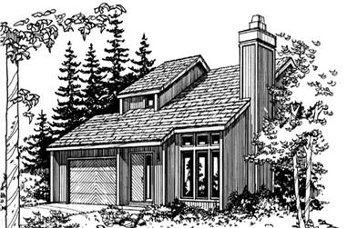 3-Bedroom, 1600 Sq Ft Country House Plan - 146-2691 - Front Exterior