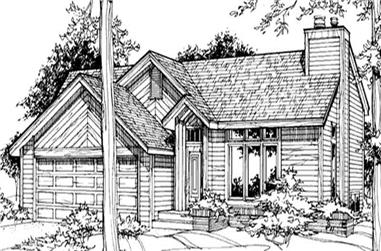 3-Bedroom, 1746 Sq Ft Country House Plan - 146-2726 - Front Exterior