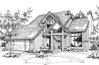 2-Bedroom, 1763 Sq Ft Country House Plan - 146-2734 - Front Exterior