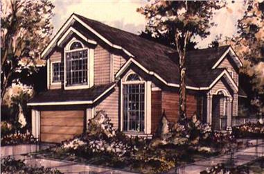 3-Bedroom, 1970 Sq Ft Country House Plan - 146-2781 - Front Exterior