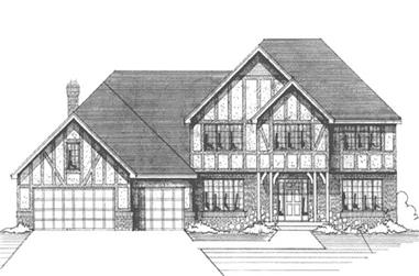 4-Bedroom, 2792 Sq Ft Country House Plan - 146-2929 - Front Exterior
