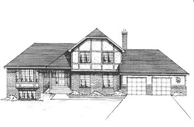 3-Bedroom, 2365 Sq Ft Country House Plan - 146-2932 - Front Exterior