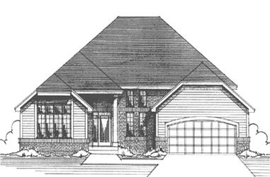 3-Bedroom, 2051 Sq Ft Contemporary House Plan - 146-2939 - Front Exterior