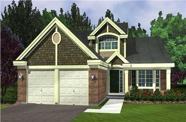 2-Bedroom, 2275 Sq Ft Cape Cod House Plan - 146-2943 - Front Exterior