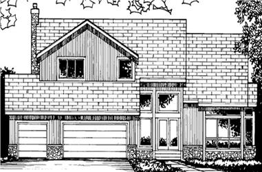 5-Bedroom, 4774 Sq Ft Colonial House Plan - 146-2958 - Front Exterior