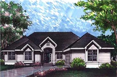 4-Bedroom, 2847 Sq Ft Florida Style House Plan - 146-2993 - Front Exterior