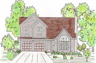 3-Bedroom, 1800 Sq Ft Small House Plans - 147-1007 - Main Exterior