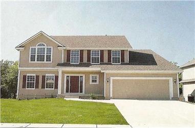 5-Bedroom, 2317 Sq Ft Country Home Plan - 147-1131 - Main Exterior