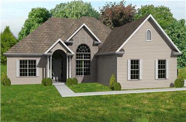 3-Bedroom, 1890 Sq Ft European Home Plan - 148-1006 - Main Exterior