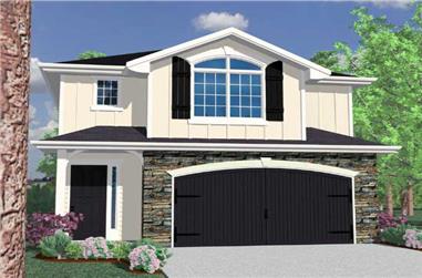 3-Bedroom, 1582 Sq Ft Small House Plans - 149-1070 - Main Exterior