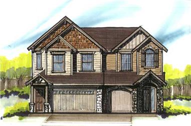 3-Bedroom, 1504 Sq Ft Country House Plan - 149-1220 - Front Exterior