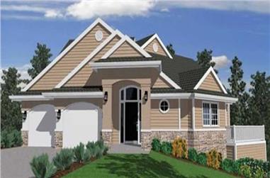 3-Bedroom, 2115 Sq Ft Traditional House Plan - 149-1340 - Front Exterior