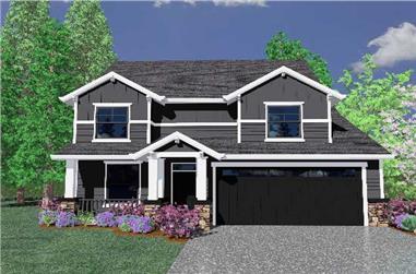4-Bedroom, 2050 Sq Ft Country House Plan - 149-1828 - Front Exterior