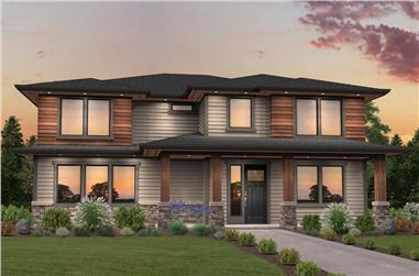 4-Bedroom, 2909 Sq Ft Contemporary House Plan - 149-1845 - Front Exterior