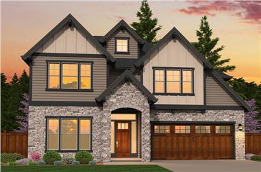 3-Bedroom, 2720 Sq Ft Traditional House Plan - 149-1862 - Front Exterior