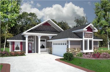 4-Bedroom, 1976 Sq Ft Florida Style Home Plan - 150-1017 - Main Exterior
