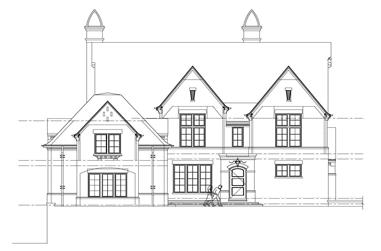 5-Bedroom, 4696 Sq Ft Country Home Plan - 152-1003 - Main Exterior
