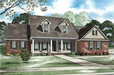 3-Bedroom, 2755 Sq Ft Cape Cod House Plan - 153-1011 - Front Exterior