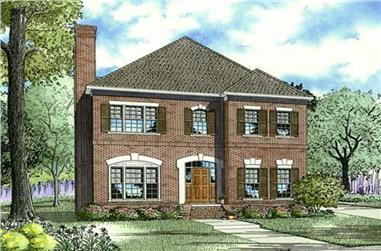 3-Bedroom, 2760 Sq Ft Traditional House Plan - 153-1071 - Front Exterior