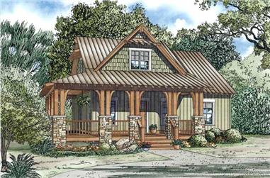 3-Bedroom, 1374 Sq Ft Country Home - Plan #153-1085 - Main Exterior