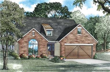 4-Bedroom, 1903 Sq Ft Country Home Plan - 153-1131 - Main Exterior