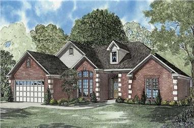 4-Bedroom, 2217 Sq Ft Ranch House Plan - 153-1341 - Front Exterior