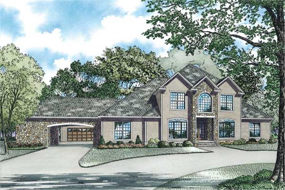 Main image for house plan # 3821