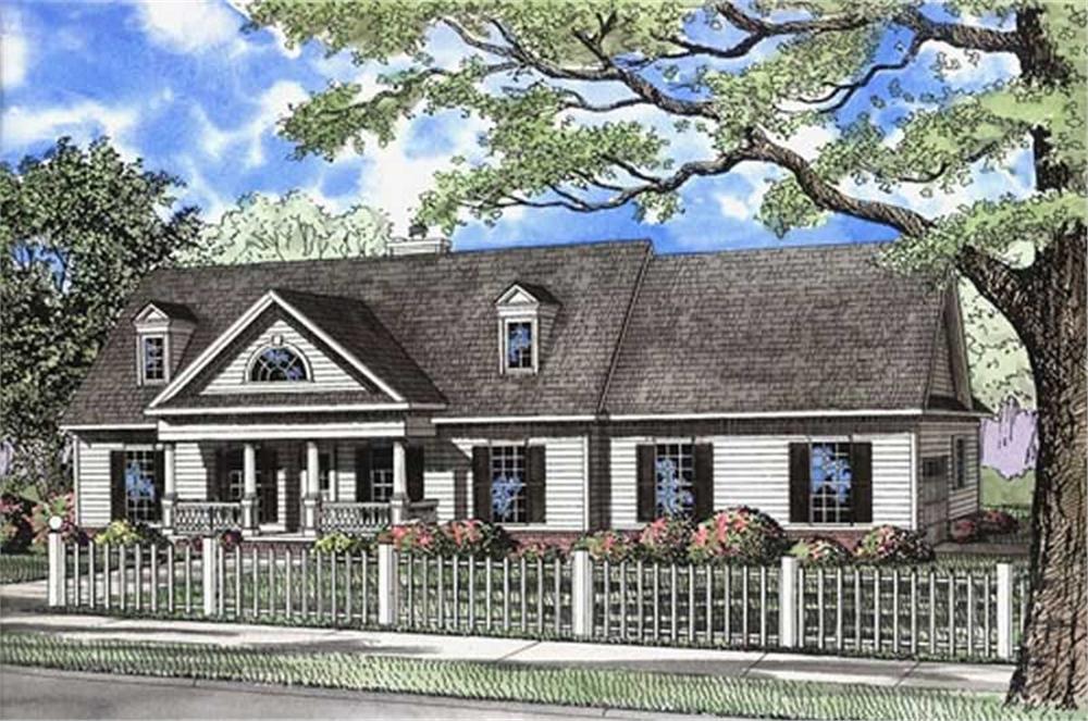 Main image for house plan # 7789