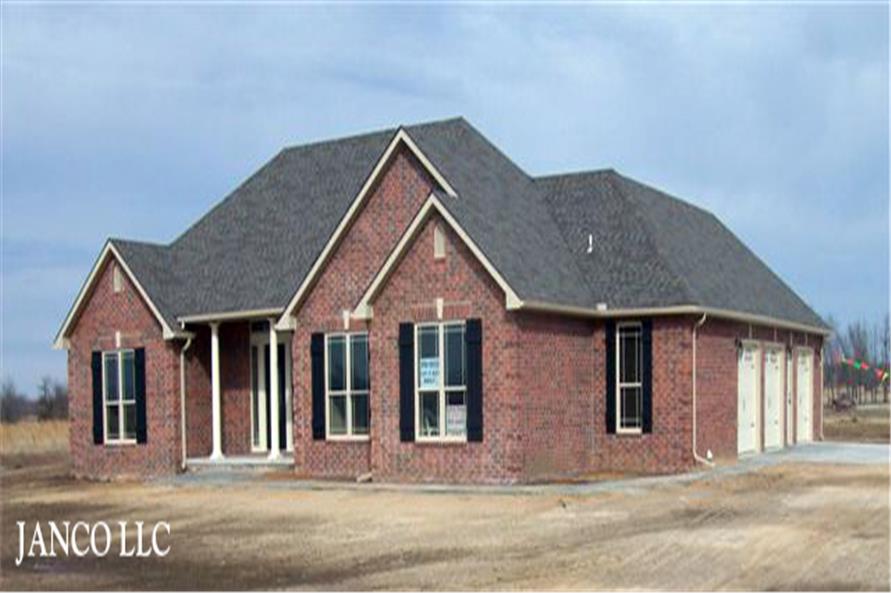 Right Side View of this 3-Bedroom,2096 Sq Ft Plan -153-1432
