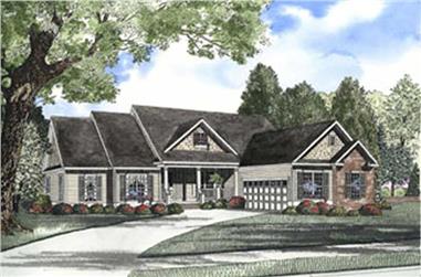 4-5 Bedroom, 2379-3067 Sq Ft Southern Home Plan - 153-1438 - Main Exterior