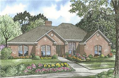 4-Bedroom, 2537 Sq Ft Ranch House Plan - 153-1446 - Front Exterior