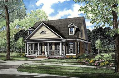 3-Bedroom, 2231 Sq Ft Southern Home Plan - 153-1451 - Main Exterior