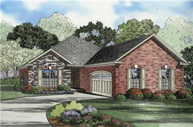 2-Bedroom, 1714 Sq Ft Contemporary Home Plan - 153-1463 - Main Exterior