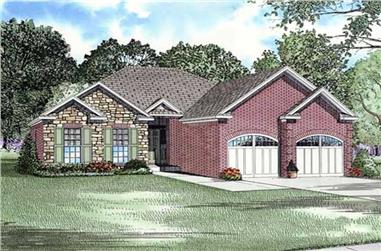 2-Bedroom, 1287 Sq Ft Contemporary Home Plan - 153-1534 - Main Exterior