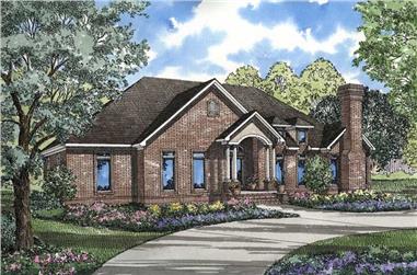 4-Bedroom, 3183 Sq Ft Country Home Plan - 153-1627 - Main Exterior