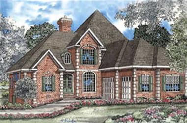 5-Bedroom, 3437 Sq Ft Luxury House Plan - 153-1655 - Front Exterior