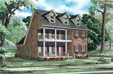 4-Bedroom, 2607 Sq Ft Cape Cod House Plan - 153-1797 - Front Exterior