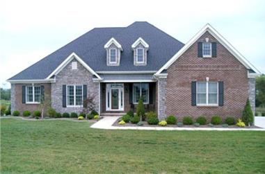 4-Bedroom, 2852 Sq Ft Country Home Plan - 153-1806 - Main Exterior