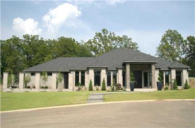 3-Bedroom, 3374 Sq Ft Contemporary House - Plan #153-1808 - Front Exterior